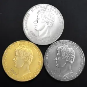 Vintage Italian 100 Lira Replica Coin 38mm