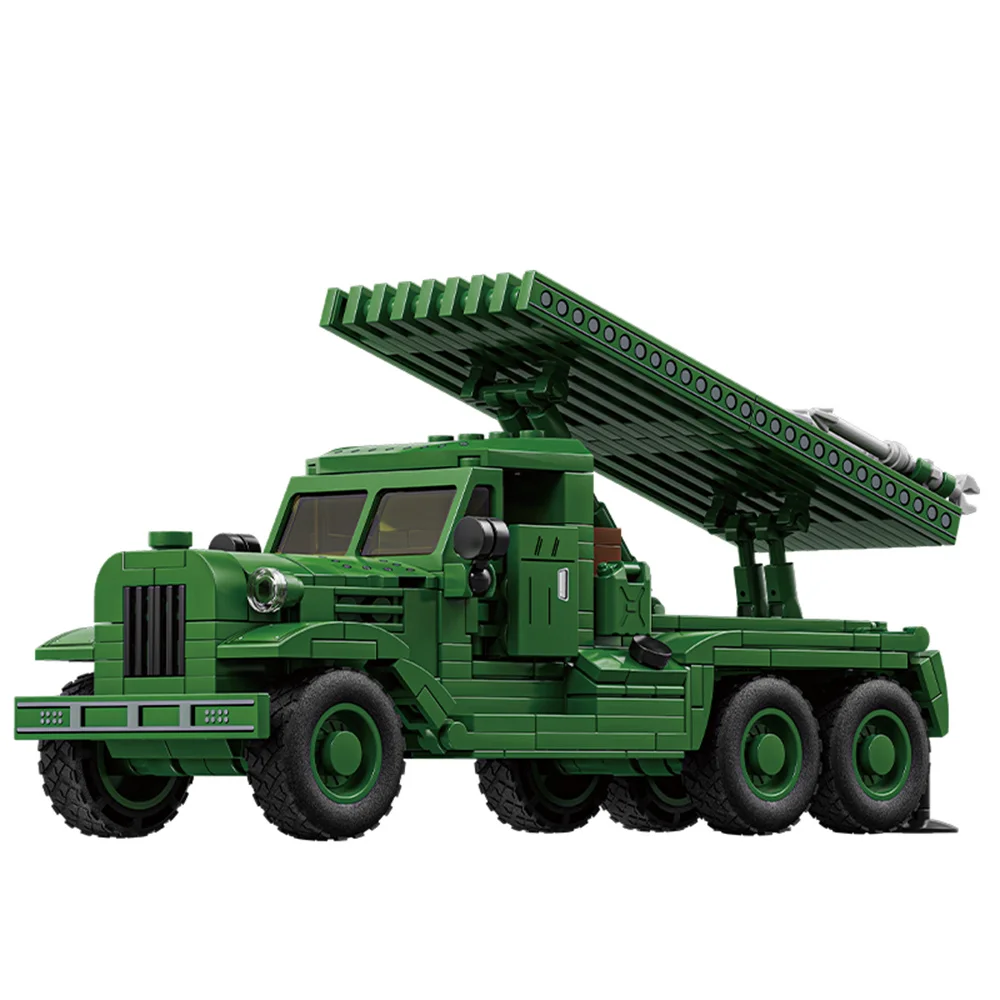 WWII Military Vehicle Model Set with Trailer 7 WWII Military Vehicle Model Set with Trailer - Image 7