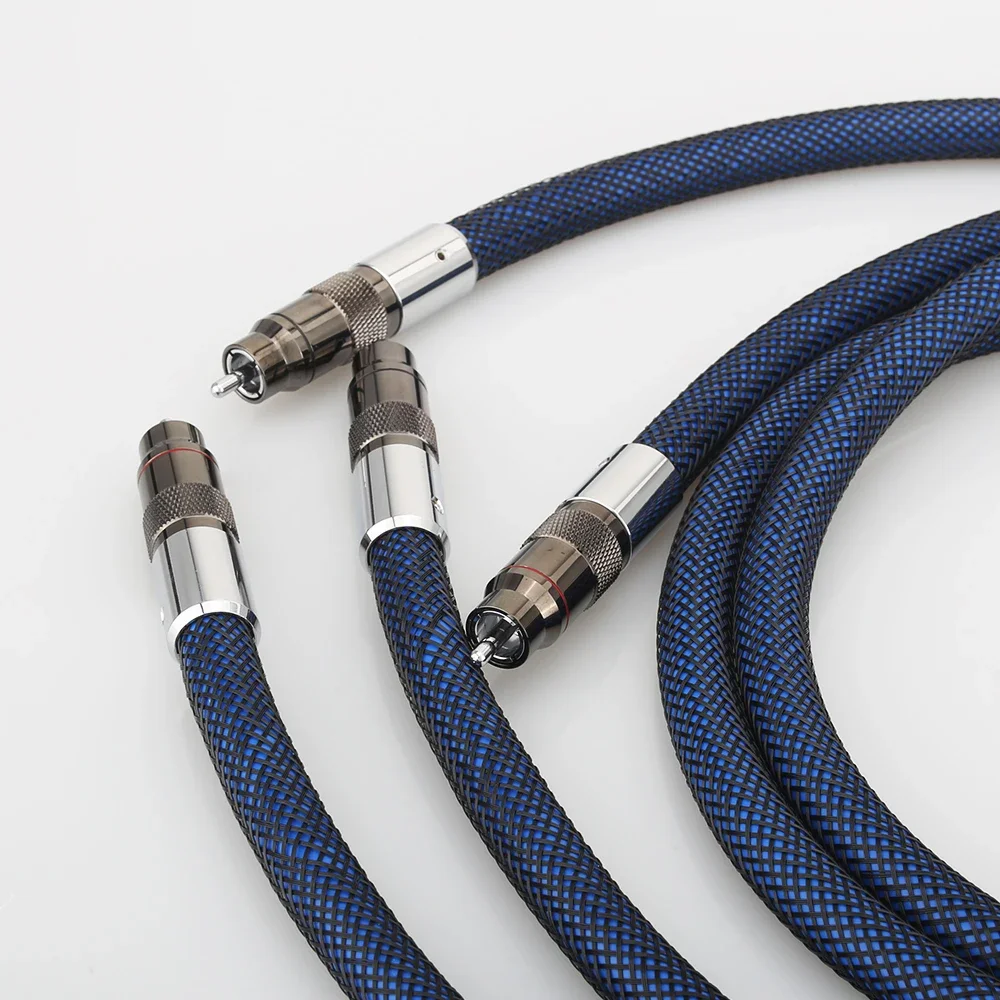 Premium Copper-Silver RCA Interconnect Cable 5 Premium Copper-Silver RCA Interconnect Cable - Image 5