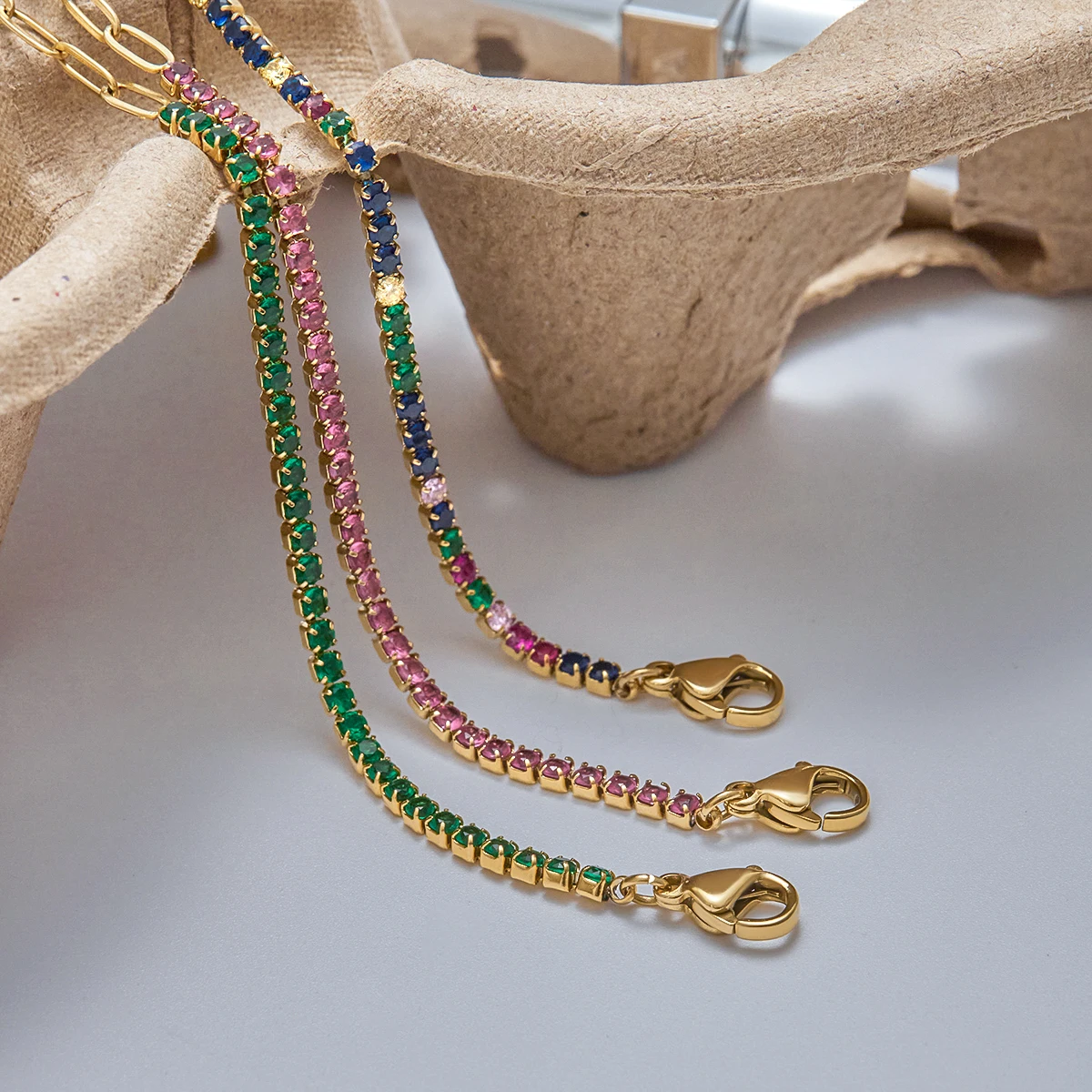 Stainless Steel Zircon Bracelet for Women 6 Stainless Steel Zircon Bracelet for Women - Image 6