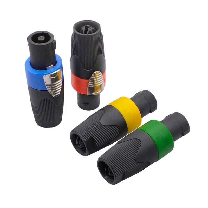 Color-Coded 4-Pin Powercon NAC3FCA Male Plug 2 Color-Coded 4-Pin Powercon NAC3FCA Male Plug - Image 2