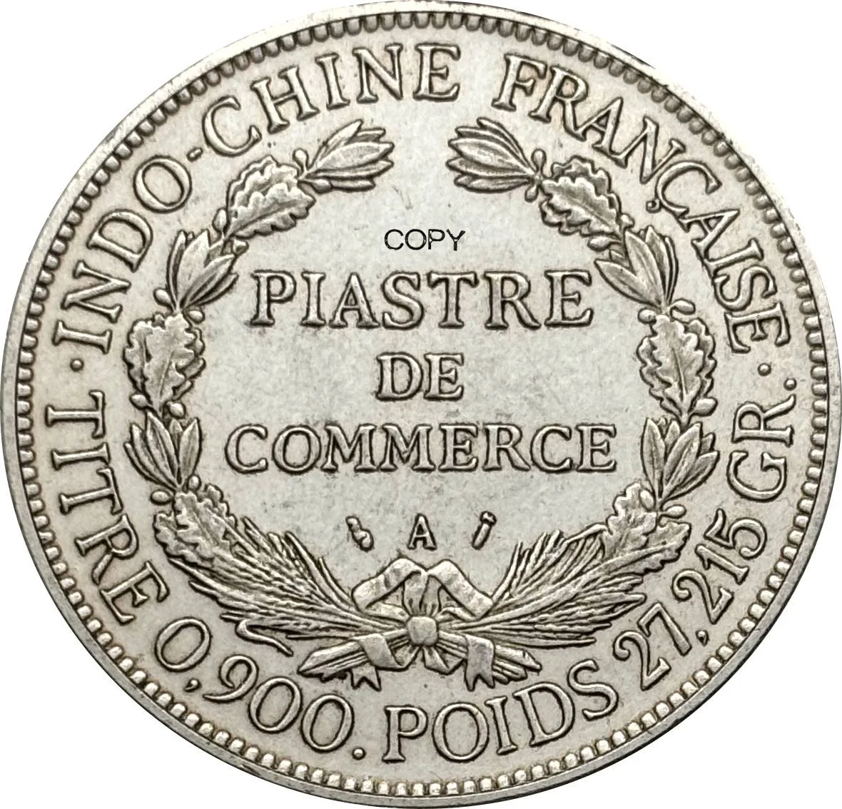 Vintage French Liberty Replica Coin 1886-1909 2 Vintage French Liberty Replica Coin 1886-1909 - Image 2