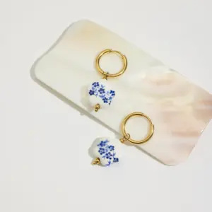 Gold-Tone Stainless Steel Ceramic Hoop Earrings 11 Sc92de4f1ebb64628b47c096f0c8c473cH