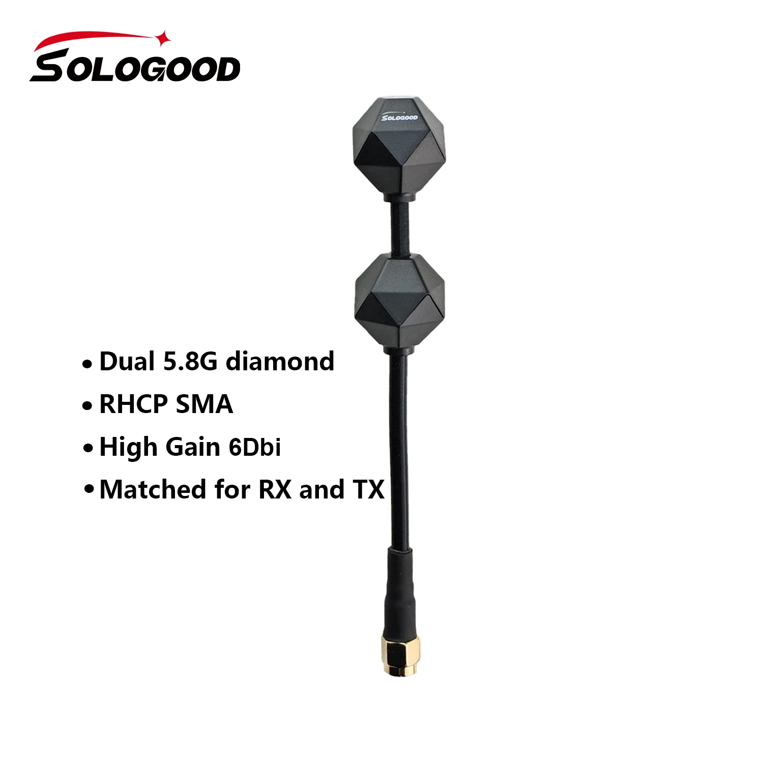 SoloGood Dual 5.8GHz Antennas for FPV 3 SoloGood Dual 5.8GHz Antennas for FPV - Image 3