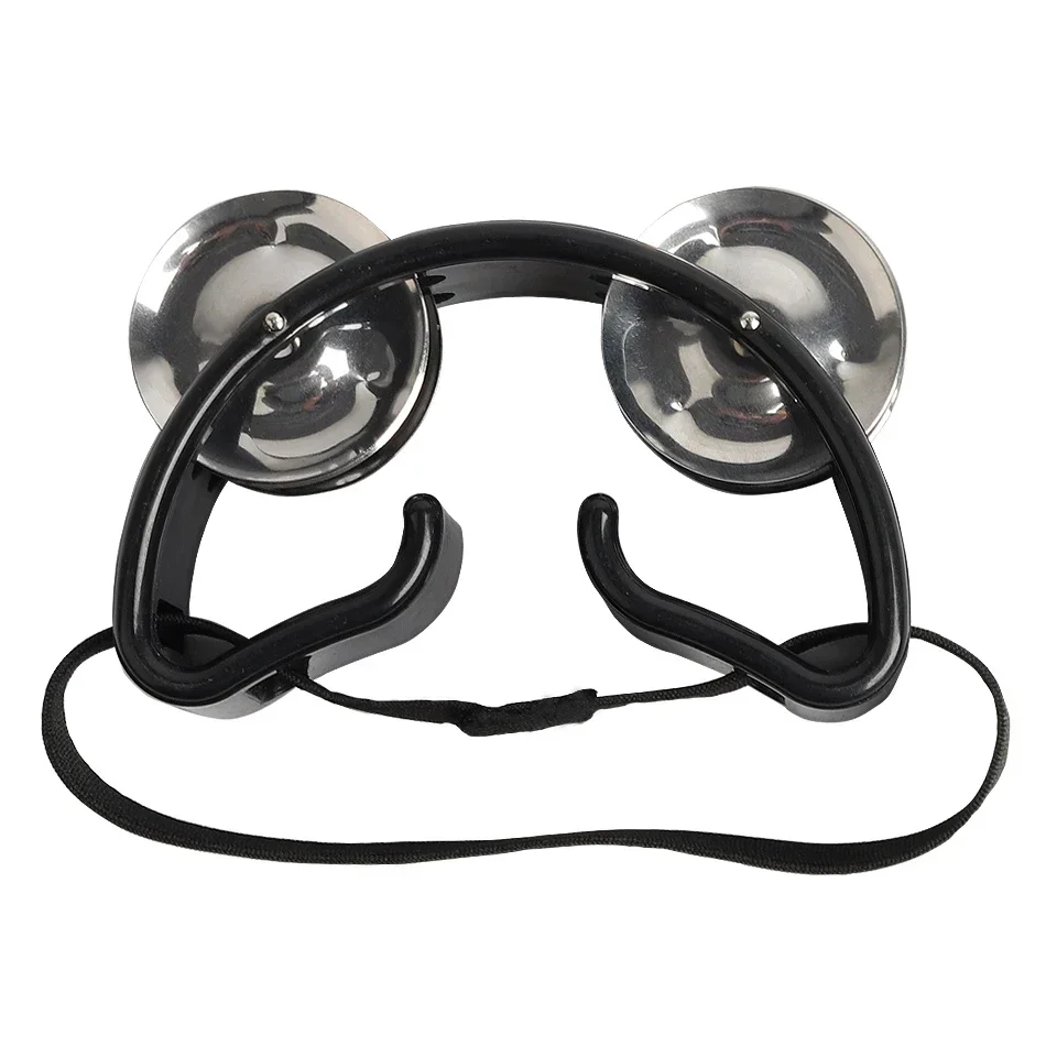 Alice ATB011 Hand and Foot Tambourine in Black or Green 4 Alice ATB011 Hand and Foot Tambourine in Black or Green - Image 4