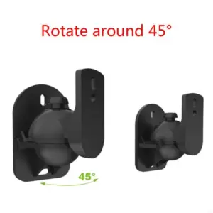 Black Wall Mount for Satellite Speakers 10 Sc98712c4dbea477391f427231604669ew