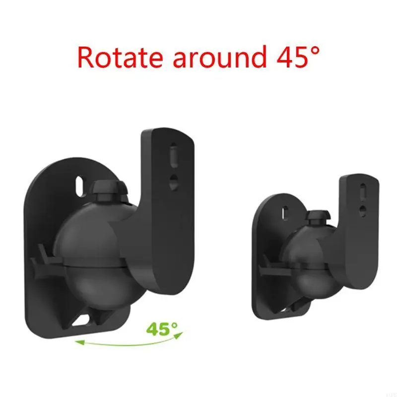 Black Wall Mount for Satellite Speakers 5 Black Wall Mount for Satellite Speakers - Image 5