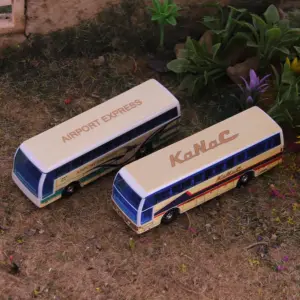 Vintage Miniature Bus Model for Dioramas 10 Sc9aaa642878743deb0b67579ae687faex