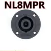 Durable Black NL8MPR Speakon Connector Set
