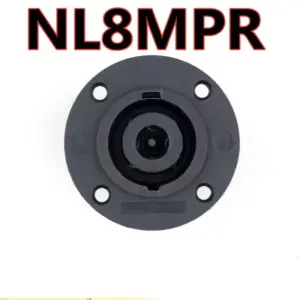 Durable Black NL8MPR Speakon Connector Set