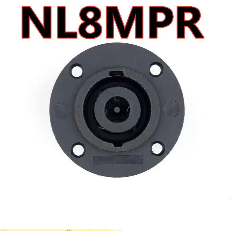 Durable Black NL8MPR Speakon Connector Set 1 Durable Black NL8MPR Speakon Connector Set