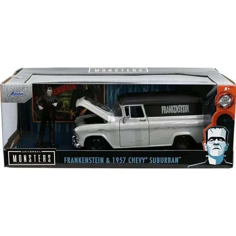 Vintage Frankenstein 1957 Chevy Suburban Diecast Model 4 Vintage Frankenstein 1957 Chevy Suburban Diecast Model - Image 4