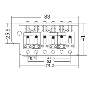 Wilkinson WOV01 Strat Guitar Tremolo System 11 Sc9fba1731e204ce0ac59c82aba0c9c29u