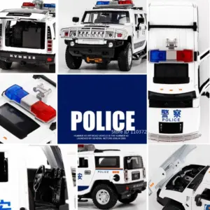1:24 Scale Diecast Police Car Model 11 Sca0858e054fb4f3499ba2945d3e59559e