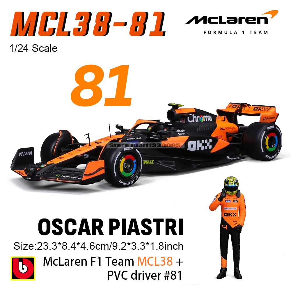 2024 McLaren F1 Model Car 1:24 Scale 9 2024 McLaren F1 Model Car 1:24 Scale - Image 9