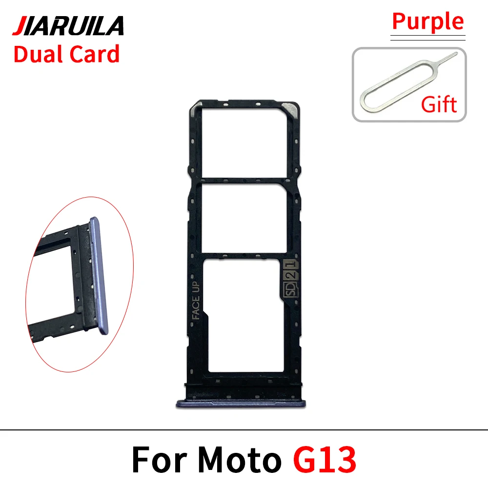 Moto G13 & Edge Series Dual SIM Card Tray Holder 10 Moto G13 & Edge Series Dual SIM Card Tray Holder - Image 10