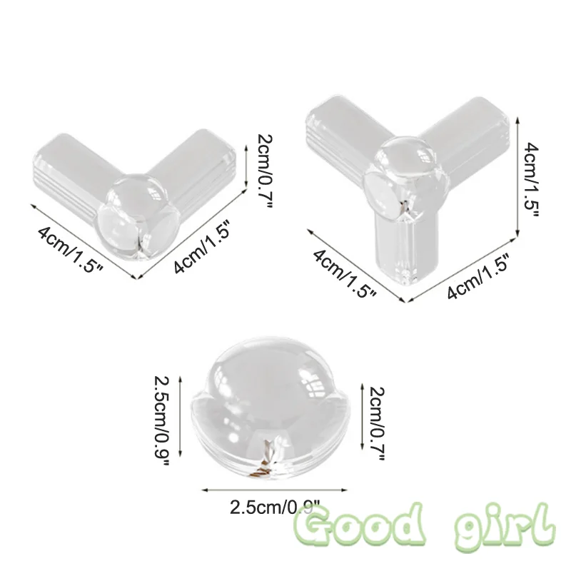Transparent Corner Protectors Set for Furniture 6 Transparent Corner Protectors Set for Furniture - Image 6
