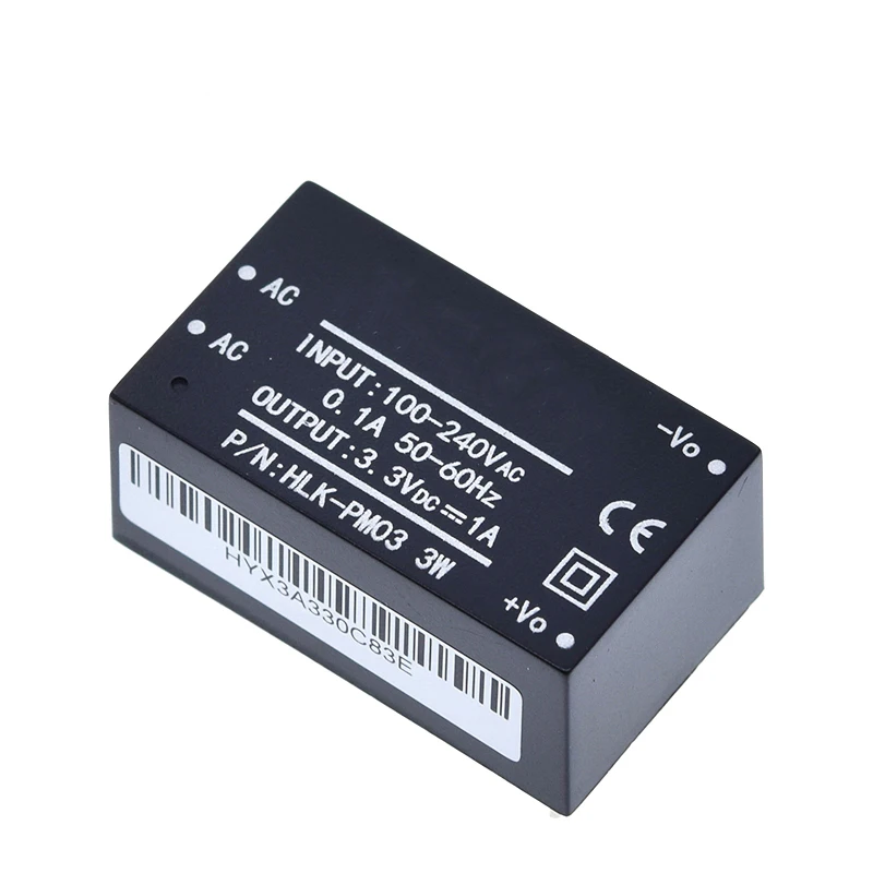 AC/DC Power Supply Module 5V/3.3V/12V Compact Black 5 AC/DC Power Supply Module 5V/3.3V/12V Compact Black - Image 5