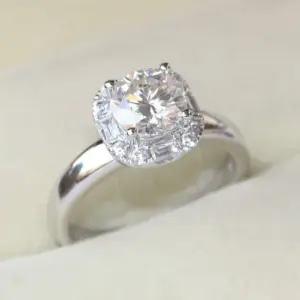 Elegant Sterling Silver Engagement Ring with Cubic Zirconia 4 Sca9c974b5450482fb677e5af214cea94X