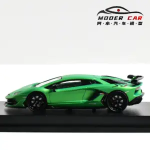 Vibrant Green Lamborghini Aventador SVJ Model 9 Scaa6ea8772334eef90fd66a43beac94fn