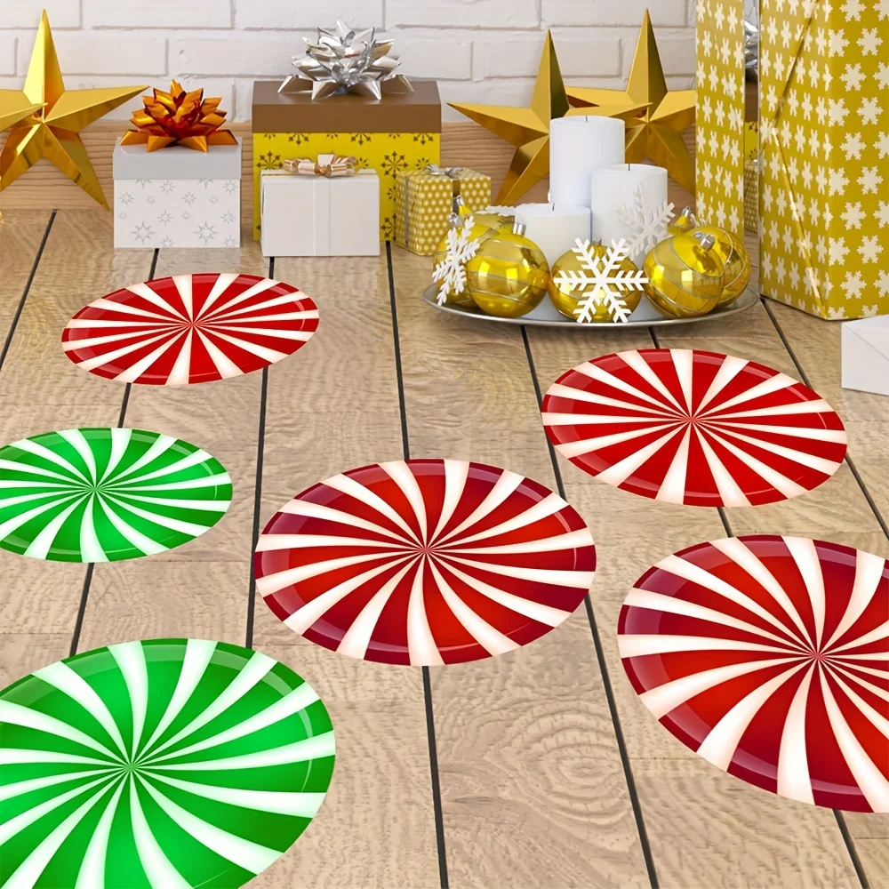Festive Christmas Candy Floor Decal Set 2 Festive Christmas Candy Floor Decal Set - Image 2