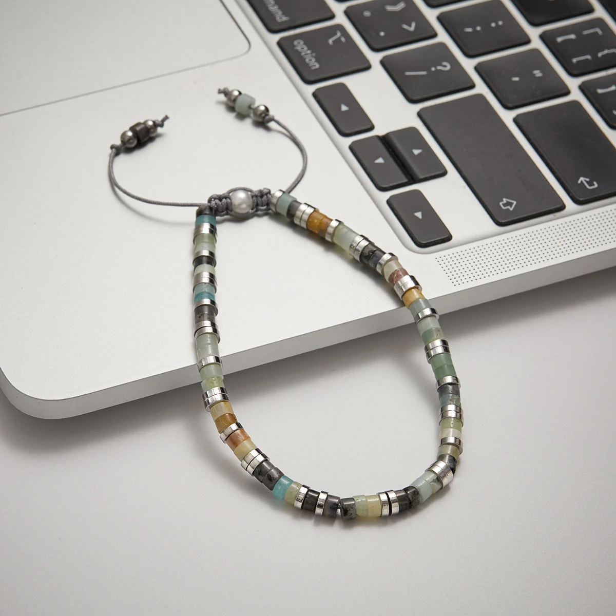 Stainless Steel Beaded Men's Bracelet JDB0111021 4 Stainless Steel Beaded Men's Bracelet JDB0111021 - Image 4