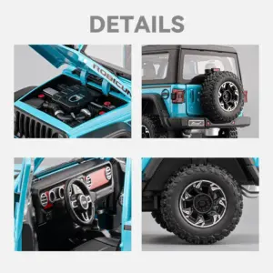 1:24 Jeep Wrangler Rubicon Diecast Model 15 Scb0f8e1ea32243c29f9015d750ebdc9bM