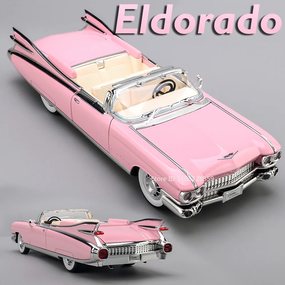 Pink 1:24 Scale Miniature Eldorado Car 1 Pink 1:24 Scale Miniature Eldorado Car