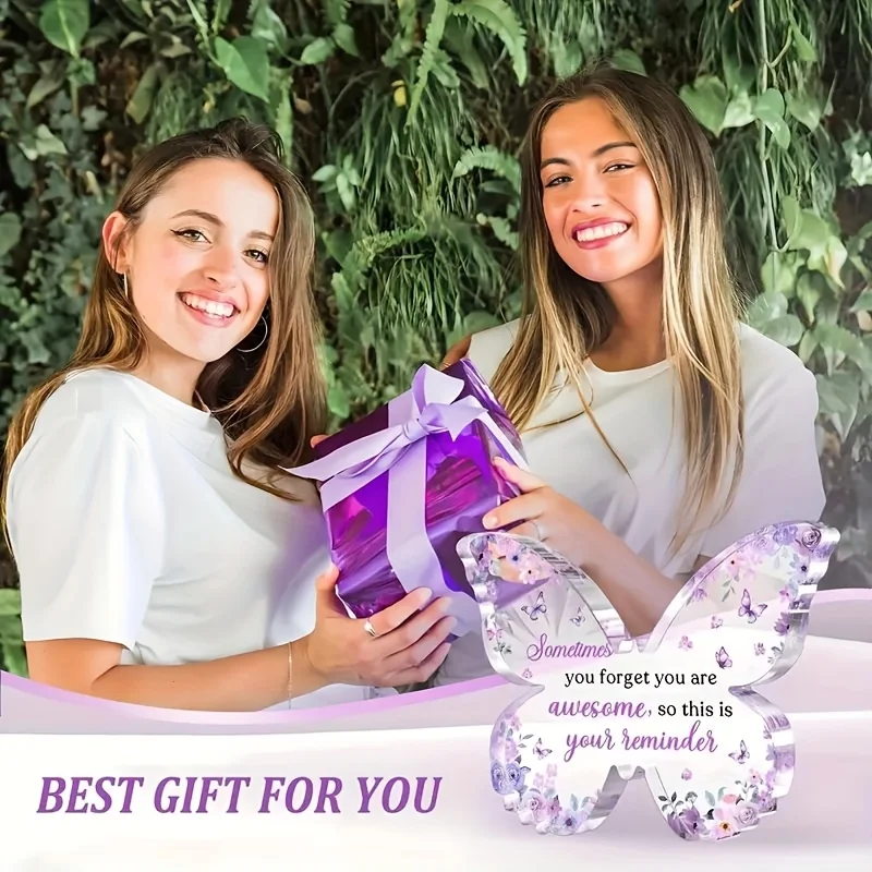 Purple Butterfly Acrylic Wall Decor 5 Purple Butterfly Acrylic Wall Decor - Image 5