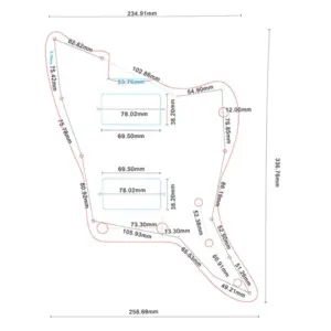 Fiery Pickguard for MIJ Jazzmaster Guitars 15 Scb37e4bd954342638834bf4ea39166a6R