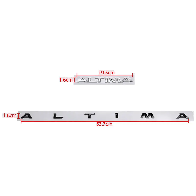 Bold Nissan Altima Decal Set for Rear Trunk 5 Bold Nissan Altima Decal Set for Rear Trunk - Image 5