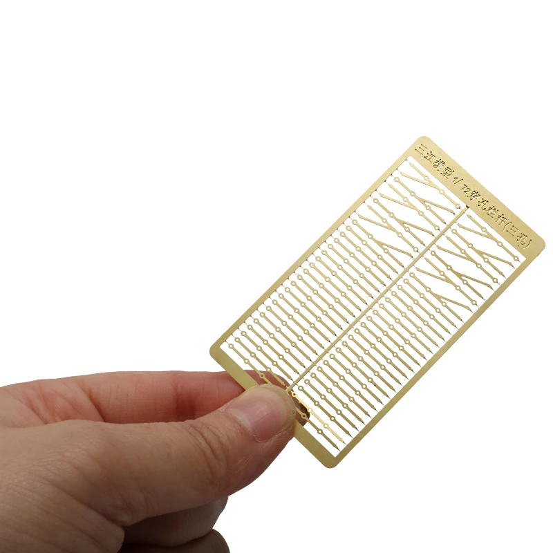 Brass Railing Post Etching Sheets for 1/72 Scale Models 6 Brass Railing Post Etching Sheets for 1/72 Scale Models - Image 6