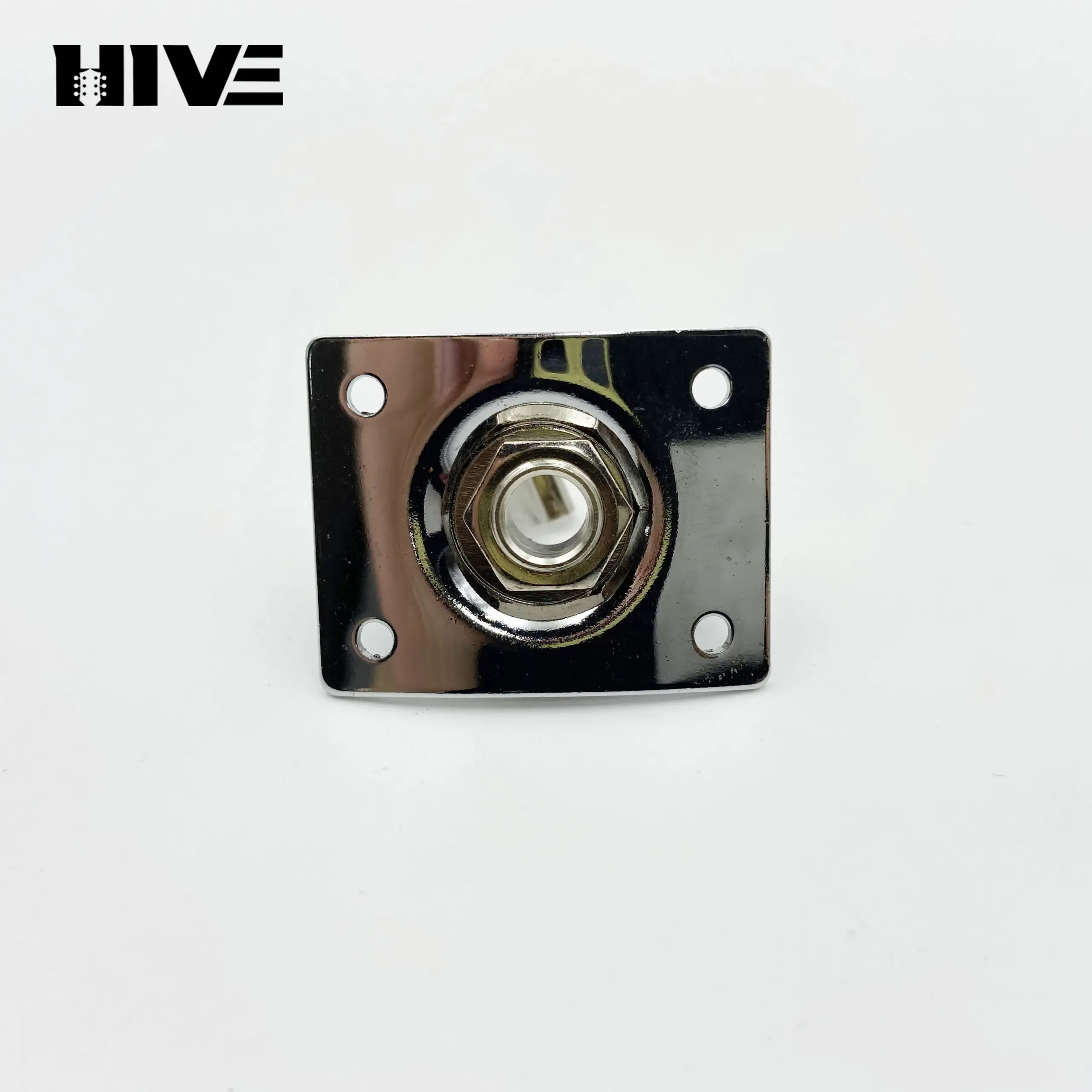 Square Electric Guitar Output Jack in Gold, Silver, Black 9 Square Electric Guitar Output Jack in Gold, Silver, Black - Image 9