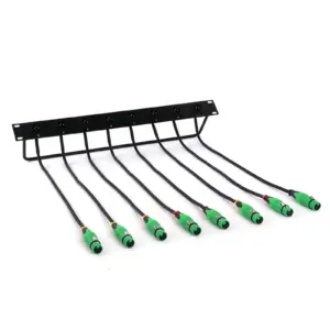 8-Port XLR Jumper Panel for Audio Systems 16 Scb70264c1ff7476eba5dfa368b3ee628U