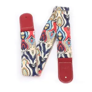 Vibrant Floral and Skull Guitar Strap 16 Scb71d2042e874f3dae233f35410a1c7eD