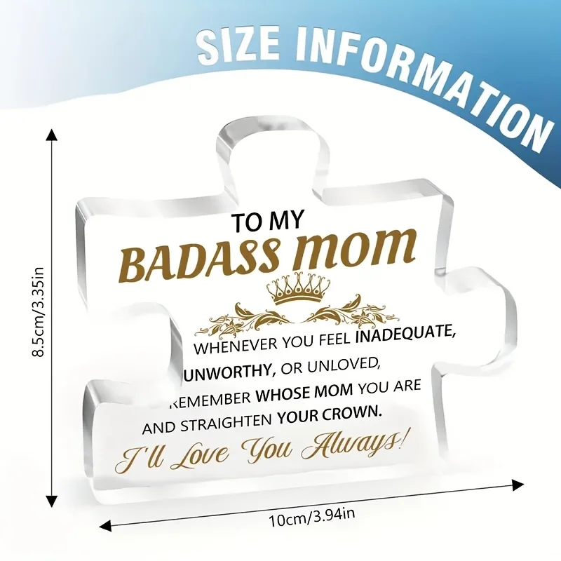 Acrylic Puzzle Plaque for Moms 2 Acrylic Puzzle Plaque for Moms - Image 2