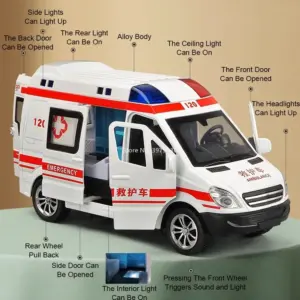1:32 Scale Ambulance Model for Collectors 8 Scb7f9f2505714b83b1c38297dd6ec38aA