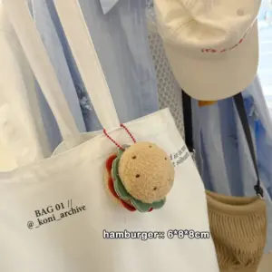 Plush Hamburger Keychain for Bags 19 Scb8ef09af59c4eddb4def9600bf2249ad