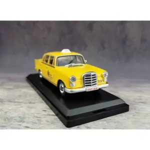 Vintage Yellow Diecast Taxi Model 1:43 Scale 9 Scb9dbfb8550c40c3b9f5d5583b7fa7285