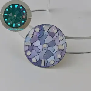 28.5mm Mosaic Watch Dial for NH35/NH36 Movements 19 Scba12a8a85f24ba0bb3e1c50d16f17ebS
