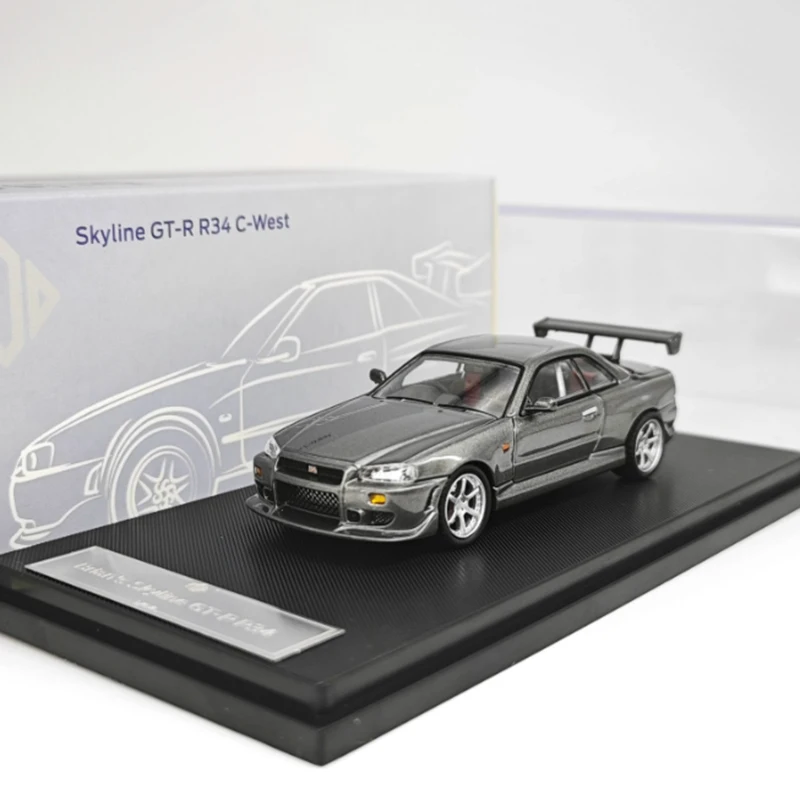 Skyline GT-R R34 C-West 1/64 Diecast Model 6 Skyline GT-R R34 C-West 1/64 Diecast Model - Image 6