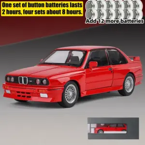 BMW M3 E30 IM 1:24 Diecast Model in Red 18 Scba4a194b0424760b0a3e51501ad87eeP