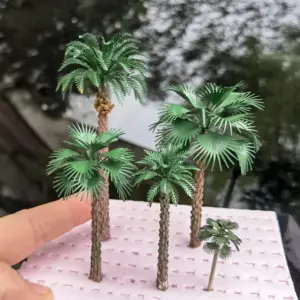 Miniature Brass Palm Trees Set for Dioramas 14 Scba704eb86e94276be91425f6e1f1f80z