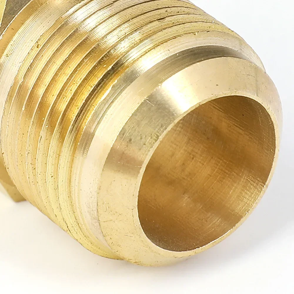 Brass SAE Flare Coupling 1/4" to 1 Inch 4 Brass SAE Flare Coupling 1/4" to 1 Inch - Image 4