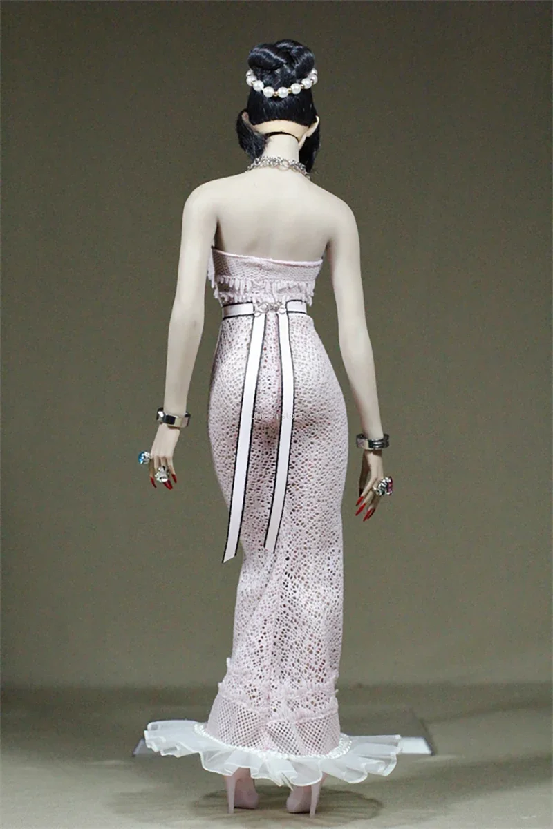 Pink 1/6 Dress for Phicen JIAOUL Dolls 4 Pink 1/6 Dress for Phicen JIAOUL Dolls - Image 4