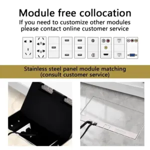 Stainless Steel Embedded Floor Socket 130x200mm 14 Scbef290f6afd437bb96a489abe10633ft