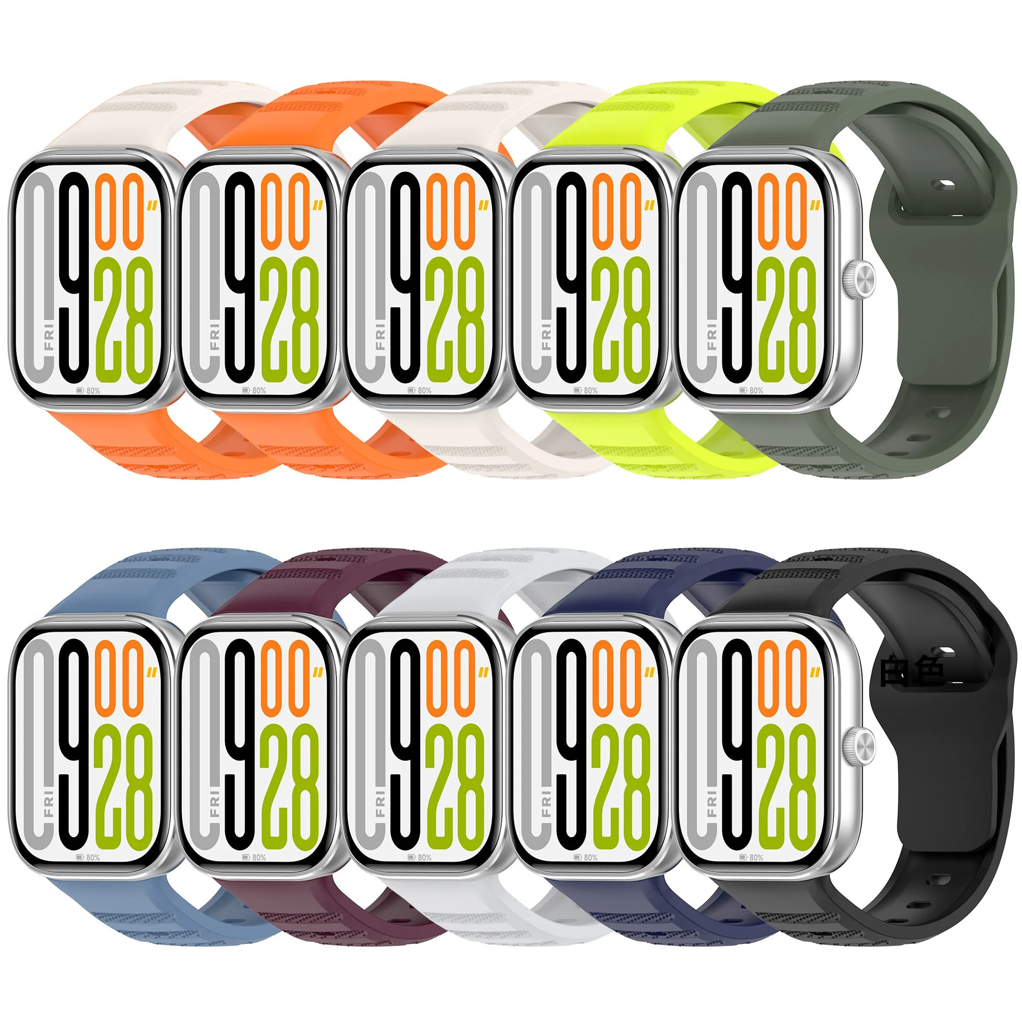 Silicone Strap for Redmi Watch 5 & Mi Band 9Pro 5 Silicone Strap for Redmi Watch 5 & Mi Band 9Pro - Image 5