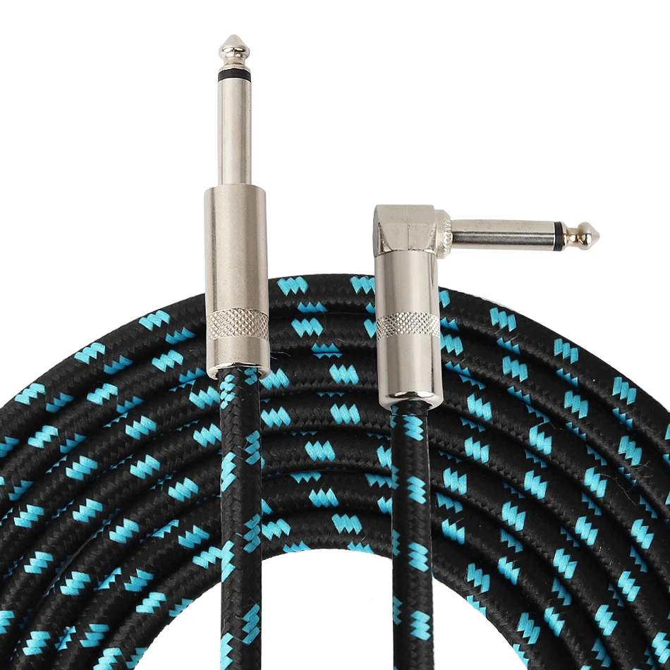 Vibrant Braided Guitar Cable 3m & 5m 2 Vibrant Braided Guitar Cable 3m & 5m - Image 2