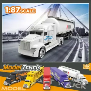 1:87 Alloy Cargo and Oil Tanker Truck Set 11 Scc30b417ed8145fca1a56d8b511ddcf6y