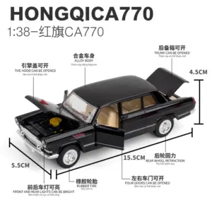 Limited Edition Hongqi CA770 Toy Car 1:32 Scale 8 Scc61aa8c9c554d479427a6f74344ea29M
